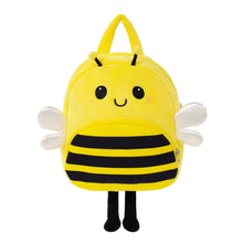 Load image into Gallery viewer, Personalized Yellow Bee Plush Backpack
