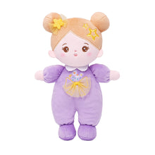 Cargar imagen en el visor de la galería, Personalized Purple Mini Plush Baby Girl Doll