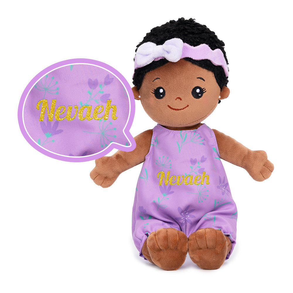 Personalized Dress-up Plush Baby Girl Doll Gift Set