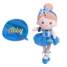 Afbeelding in Gallery-weergave laden, Personalized Blue Ballet Doll
