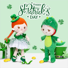Laden Sie das Bild in den Galerie-Viewer, St Patrick&#39;s Day Gifts - Personalized Green Plush Toy