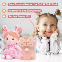 Load image into Gallery viewer, Easter Sale - Personalized Bunny Girl Plush Doll Gift Set