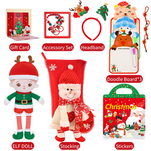 Carica l&#39;immagine nel visualizzatore di Gallery, Personalized Christmas Doll and Stocking Gift Set