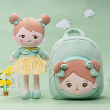 Charger l&#39;image dans la galerie, Personalized Light Green Girl and Bag