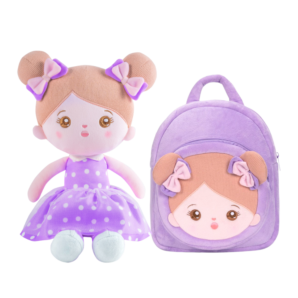 OUOZZZ Personalized Doll + Backpack Bundle