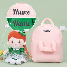 Load image into Gallery viewer, Personalized St Patrick&#39;s Day Gifts Green Clover Plush Doll