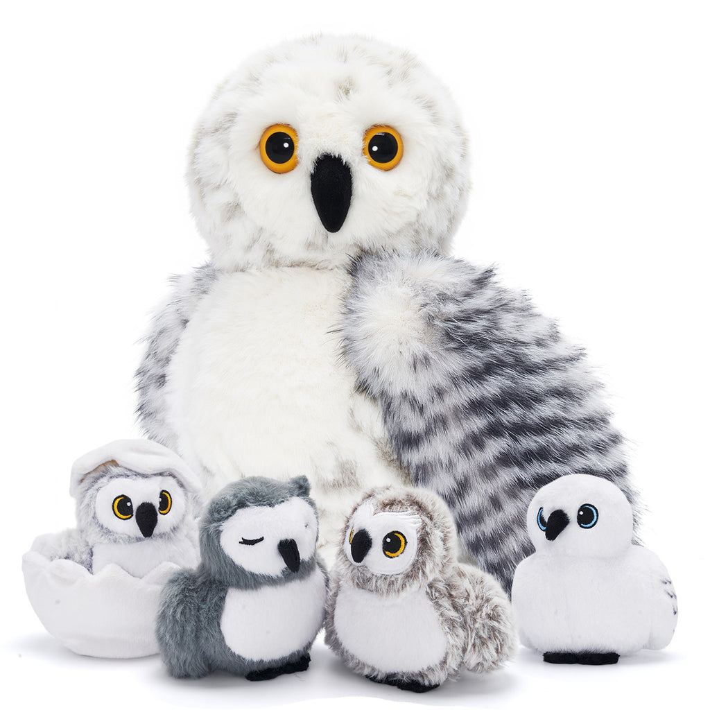 Plush Stuffed Animal Family Toy Set Mommy with Babies - 15 Themes