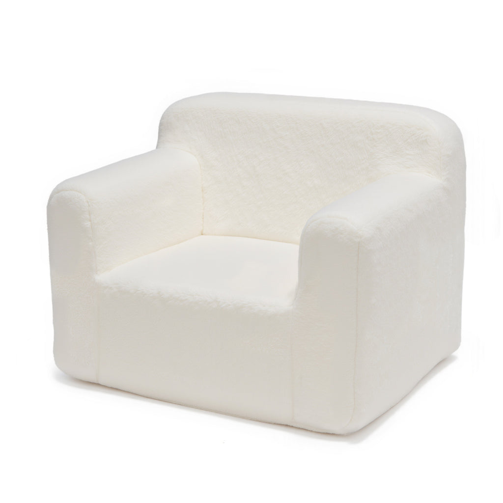 Cream White Cashmere Sofa Chair for Children