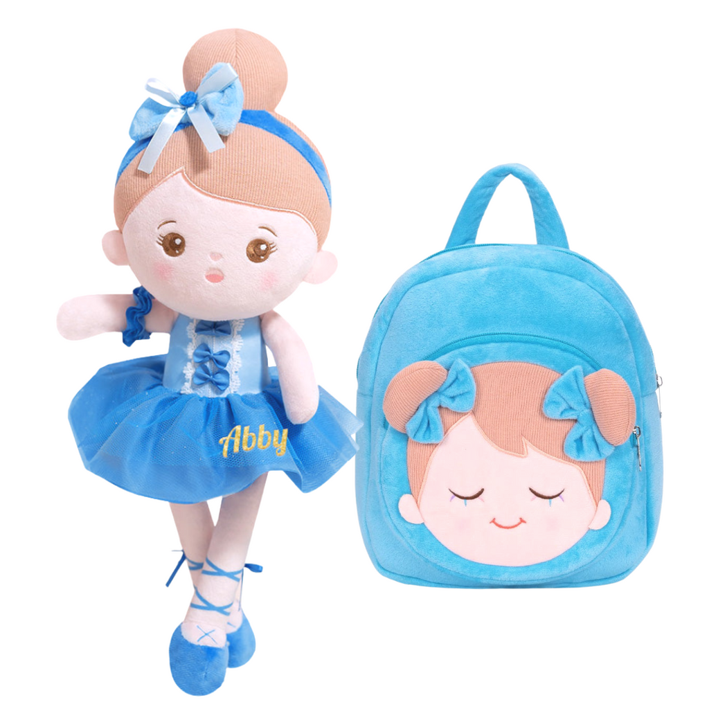 OUOZZZ Personalized Doll + Backpack Bundle