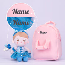 Load image into Gallery viewer, Personalized Blue Ballet Doll