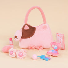 Carica l&#39;immagine nel visualizzatore di Gallery, Personalized Baby&#39;s First Purse Makeup Bag Plush Sensory Toy Set