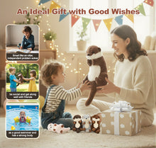 Cargar imagen en el visor de la galería, Otter Plush Stuffed Animal with 4 Babies