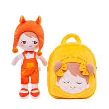 Carica l&#39;immagine nel visualizzatore di Gallery, Personalized Becky Orange Fox Doll + Backpack