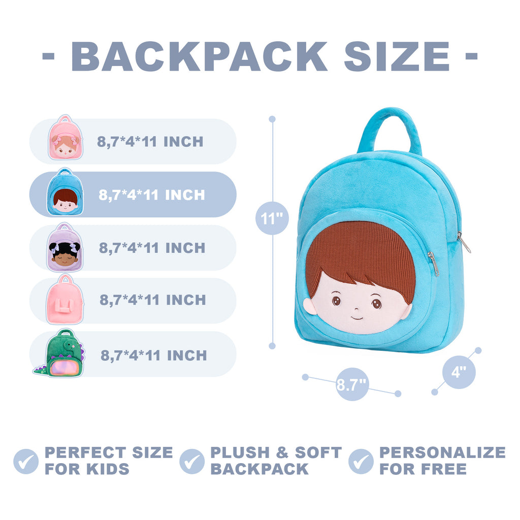 Muñeco niño personalizado y mochila opcional