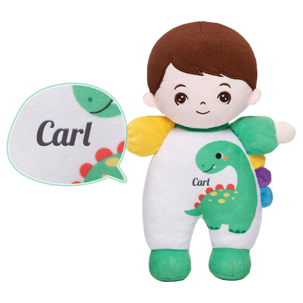 Personalized Baby Boy Plush Doll & Gift Set