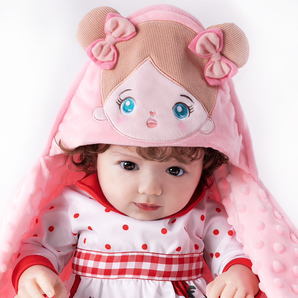 Manta de bebé ultrasuave personalizada para bebé de ojos azules