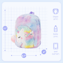 Indlæs billede til gallerivisning Personalized Plush Bag Backpack - 22 Styles