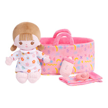 Cargar imagen en el visor de la galería, Personalized Dress-up Plush Baby Girl Doll Gift Set