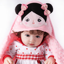 Cargar imagen en el visor de la galería, Manta de bebé ultrasuave personalizada para bebé de pelo negro
