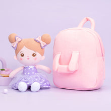 Cargar imagen en el visor de la galería, Personalized Sweet Girl Purple Plush Doll