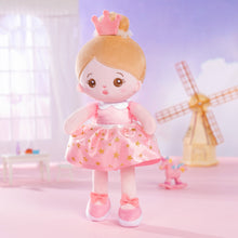 Load image into Gallery viewer, Personalized Pink Princess Plush Baby Girl Doll