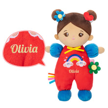 Ladda upp bild till gallerivisning, Personalized 10 Inch Plush Baby Girl Doll