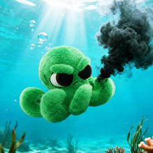 Load image into Gallery viewer, Soft Fur Green Octopus Plush Stuffed Animal Toy 7.5 Inch