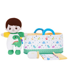 Cargar imagen en el visor de la galería, Personalized Baby Boy Plush Doll &amp; Gift Set