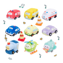 Indlæs billede til gallerivisning Personalized Baby&#39;s First Cars Sensory Toy Plush Playset