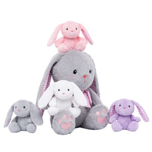 Carica l&#39;immagine nel visualizzatore di Gallery, Rabbit Mommy with 4 Babies Plush Stuffed Animal
