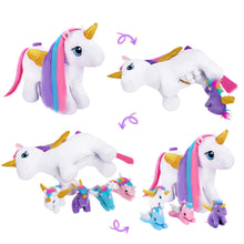 Charger l&#39;image dans la galerie, Plush Stuffed Animal Family Toy Set Mommy with Babies - 9 Themes