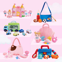 Carica l&#39;immagine nel visualizzatore di Gallery, Personalized Baby&#39;s First Plush Playset Sound Toy Gift Set