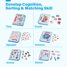 Cargar imagen en el visor de la galería, Personalized American Landmarks Toddler Busy Board Montessori Toys