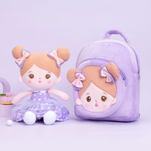 Cargar imagen en el visor de la galería, Personalized Sweet Girl Purple Plush Doll