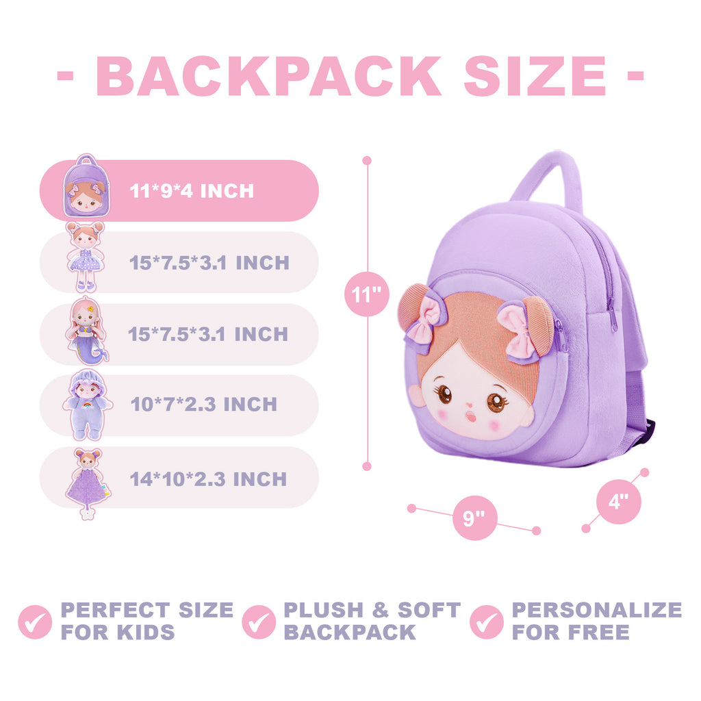 Personalized Sweet Girl Purple Backpack