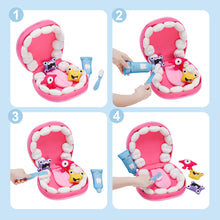 Carica l&#39;immagine nel visualizzatore di Gallery, Children Dental Health Enlightenment Toothbrushing Plush Toy Kit