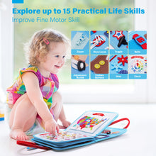 Indlæs billede til gallerivisning Personalized American Landmarks Toddler Busy Board Montessori Toys