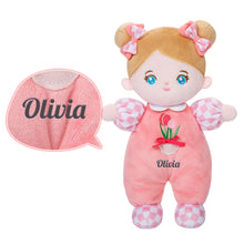 Load image into Gallery viewer, Personalized 10 Inch Plush Baby Girl Doll