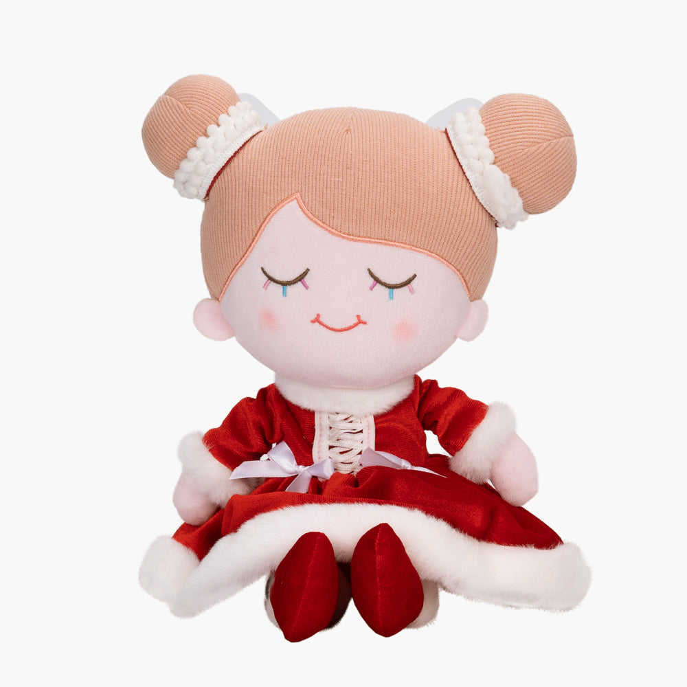 Bambola di peluche rossa personalizzata