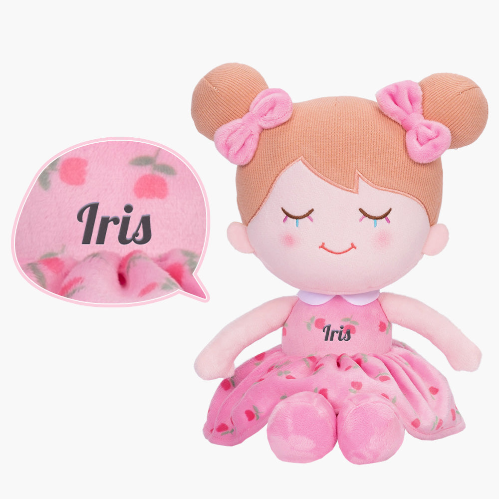 Bambola e zaino rosa personalizzati