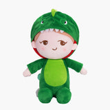 Muñeca linda de dinosaurio personalizada