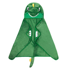 Afbeelding in Gallery-weergave laden, Ultra Soft Hooded Blanket - Dinosaur &amp; Unicorn