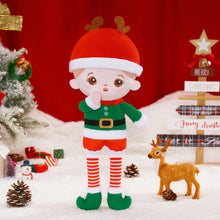 Laden Sie das Bild in den Galerie-Viewer, Personalized Christmas Plush Doll with Elf Costume