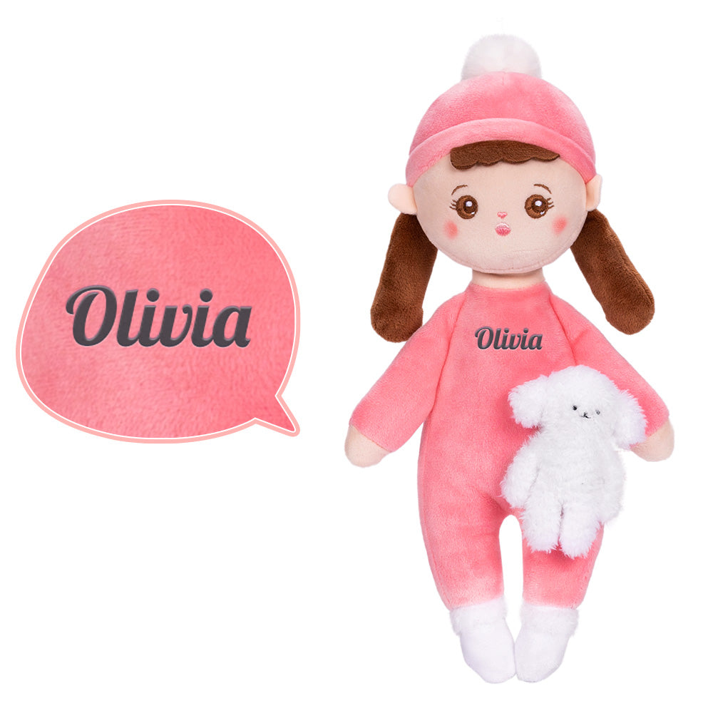 Personalized 10 Inch Plush Baby Girl Doll