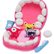 Indlæs billede til gallerivisning Children Dental Health Enlightenment Toothbrushing Plush Toy Kit