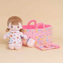 Load image into Gallery viewer, Personalized White Plush Mini Baby Girl Doll With Changeable Outfit