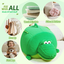 Load image into Gallery viewer, Long Plush Dinosaur Children&#39;s Toy Storage Bean Bag Chair Cover