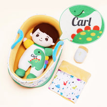 Carica l&#39;immagine nel visualizzatore di Gallery, Personalized Baby Boy Plush Doll &amp; Gift Set