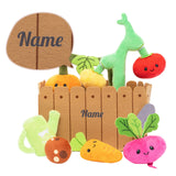 Personalized Baby's First Vegetable Garden Plush Playset