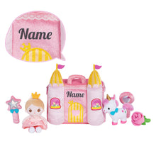 Indlæs billede til gallerivisning Personalized Plush Playset Sound Toy + 15 Inch Doll Gift Set